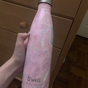 swell rose holographic water bottle